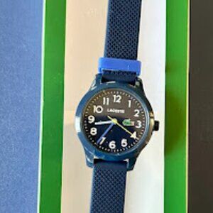 LACOSTE Kids Light Navy Silicone Strap Watch 32mm